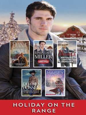 cover image of Holiday on the Range, A Christmas Western Collection: Christmas Cowboy ; A Stone Creek Christmas ; Whitehorse Christmas Showdown ; Christmas Rescue at Mustang Ridge ; Christmastime Cowboy